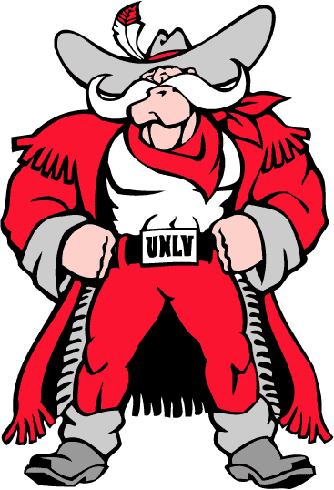 UNLV Rebels 1995-2005 Mascot Logo iron on transfers for fabric